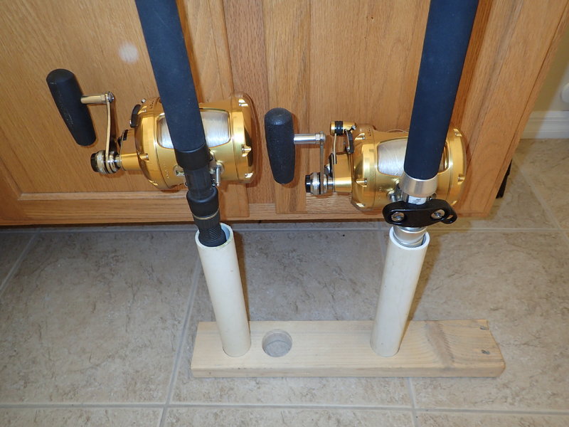 Member DIY - How To... - Making A Diy Fishing Rod Pole Holder Out Of Pvc  Pipe And 2x4s | ShrimpNFishFlorida is Florida's Official Anglers Social  Networking Community