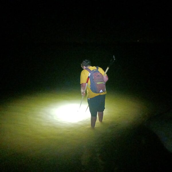 Flounder Gigging Matanzas Inlet 8/7/23 ShrimpNFishFlorida™ is Florida