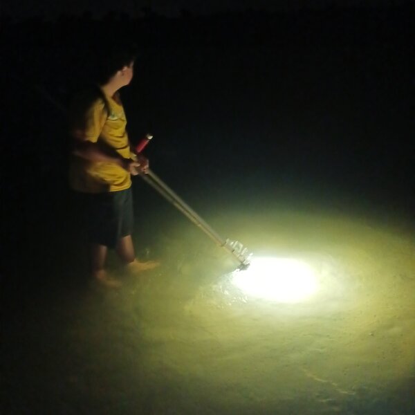 Flounder Gigging Matanzas Inlet 8/7/23 ShrimpNFishFlorida™ is Florida