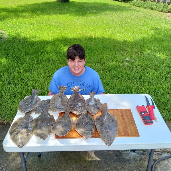 Flounder Gigging Matanzas Inlet 8/7/23 ShrimpNFishFlorida™ is Florida